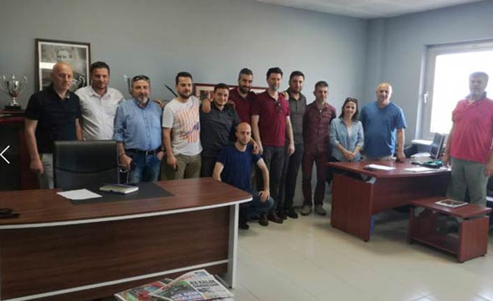 Spor basını temsilcileri bir araya geldi