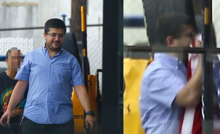 Adil Öksüz'ün kayınbiraderi ABD bayrağını öperken görüntülendi