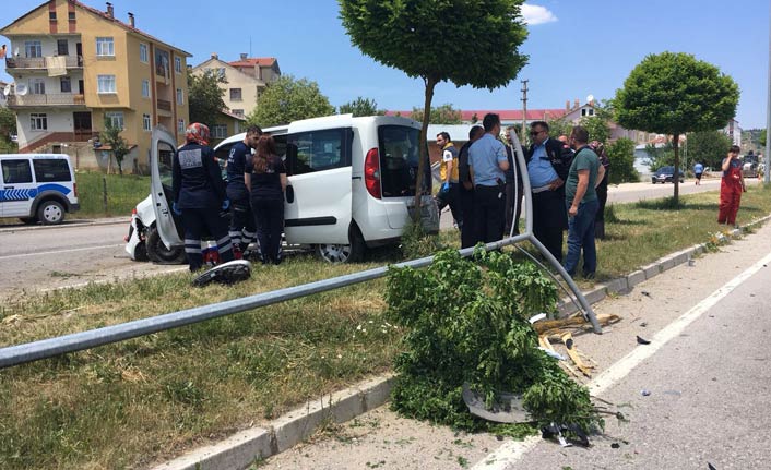 Direksiyon başında uyuyunca takla attı: 5 yaralı