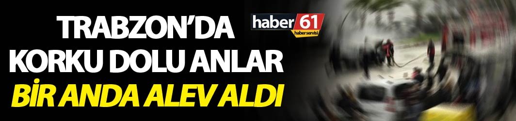 Trabzon'da seyir halindeydi! Otomobil bir anda alev aldı