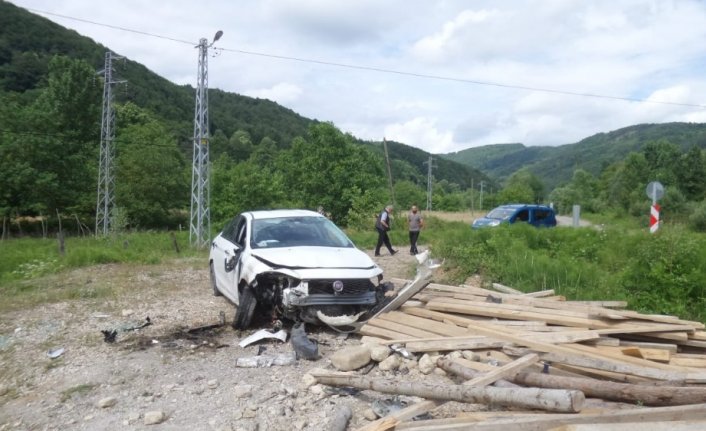 Sinop’ta trafik kazası: 1 yaralı