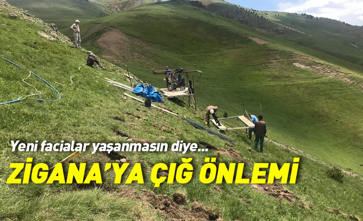 Zigana Dağı’na çığ kontrol tesisi yapılıyor 
