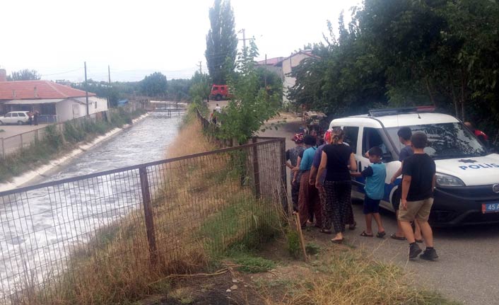 Koyun otlatırken sulama kanalında boğuldu