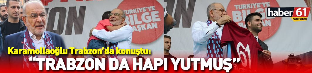 Temel Karamollaoğlu Trabzon'da konuştu