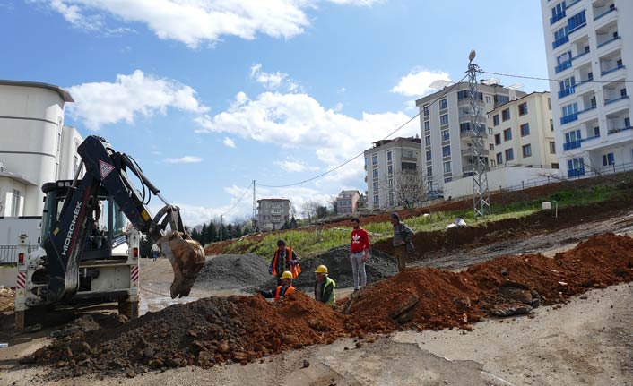 Trabzon'da o mahalleye gaz arzı sağlandı