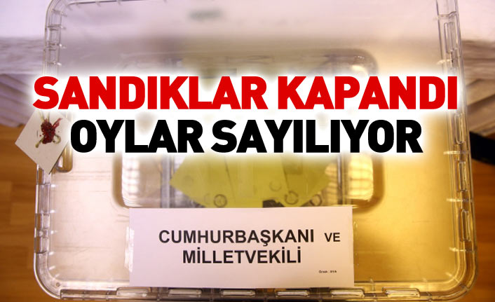 Son dakika... Sandıklar kapandı, oylar sayılmaya başlandı