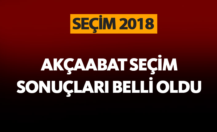 Akçaabat seçim sonuçları