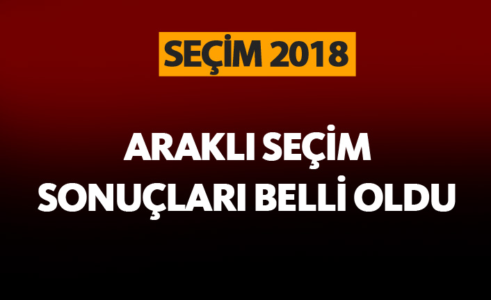 Araklı seçim sonuçları
