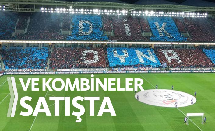 Trabzonspor'da kombineler satışta