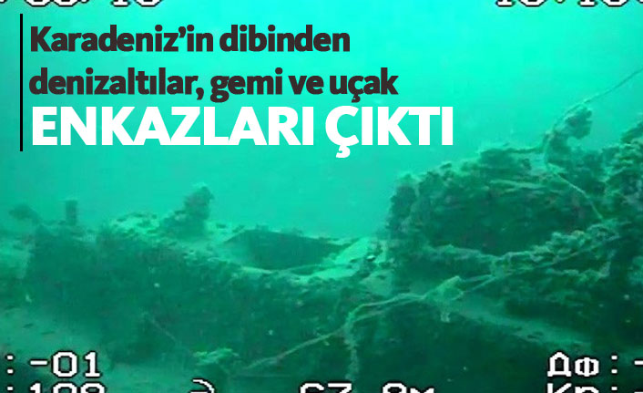 Karadeniz'in altından denizaltılar, uçak ve gemi enkazları çıktı