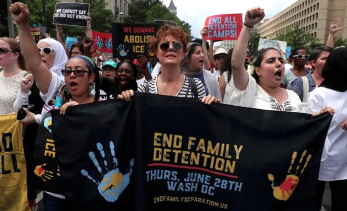 Trump'ı protesto eden Holywood yıldızı gözaltında