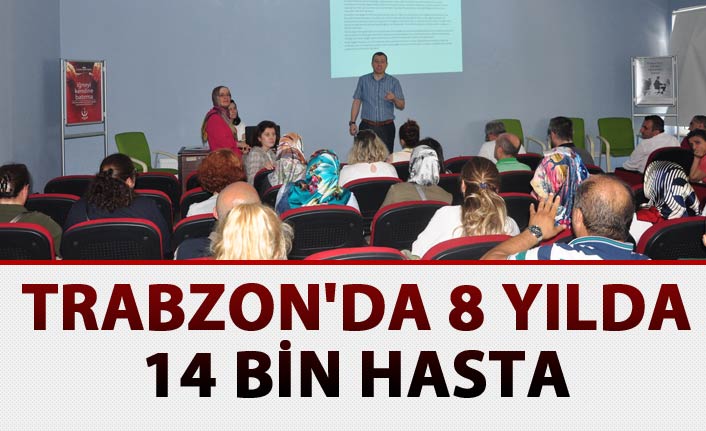 Trabzon'da 8 yılda 14 Bin hasta