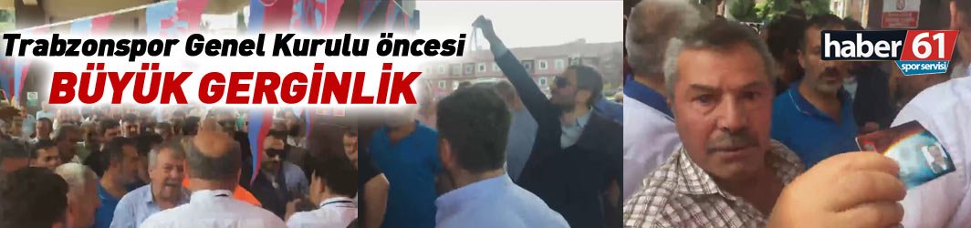 Trabzonspor'da kongre öncesi olay! Tehditler savurdular