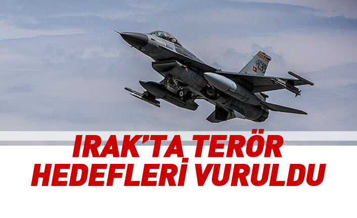 Kuzey Irak'ta terör hedefleri vuruldu