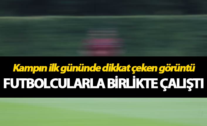 Trabzonspor'un Slovenya kapında dikkat çeken görüntü