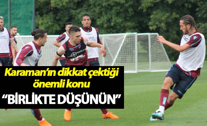 Ünal Karaman'ın dikkat çektiği konu