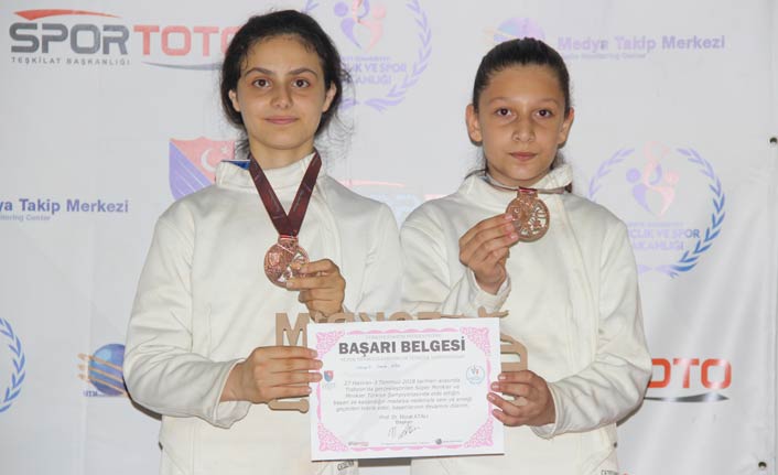 Eskrim Şampiyonasında Trabzon’a 2 madalya