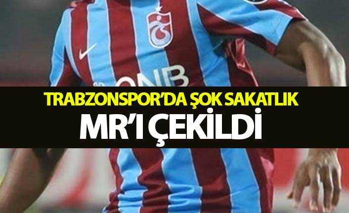 Trabzonspor'da şok sakatlık