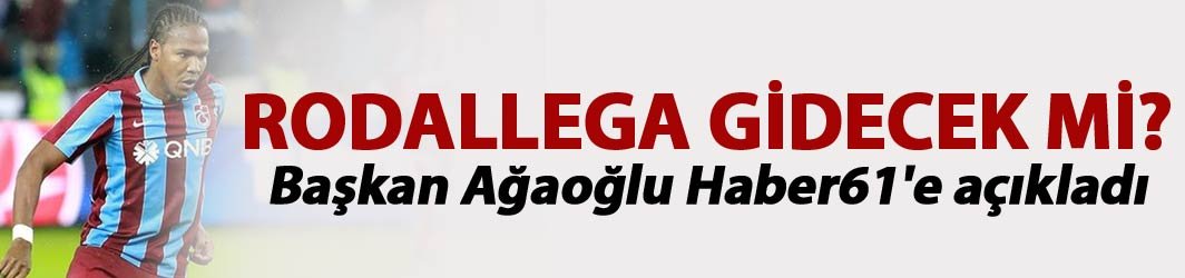 Rodallega gidecek mi? Başkan Haber61'e açıkladı
