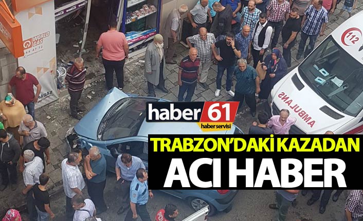 Trabzon’daki kazadan acı haber: 80 yaşındaki Ali Aksu yaşamını yitirdi