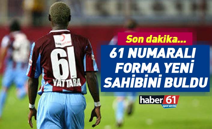Son dakika... İşte Trabzonspor'da 61 numaralı formanın yeni sahibi