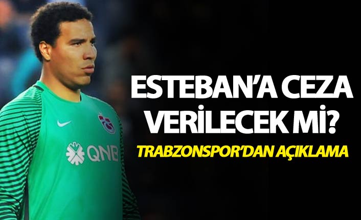 Esteban'a ceza verilecek mi? - Trabzonspor'dan açıklama