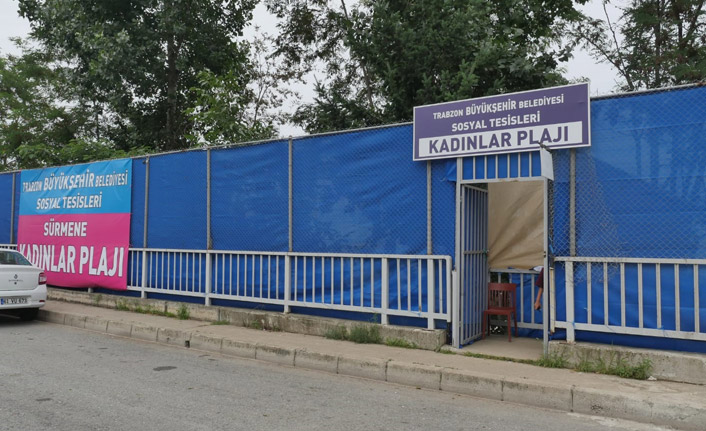 Trabzon’da kadınlar plajı hizmete girdi