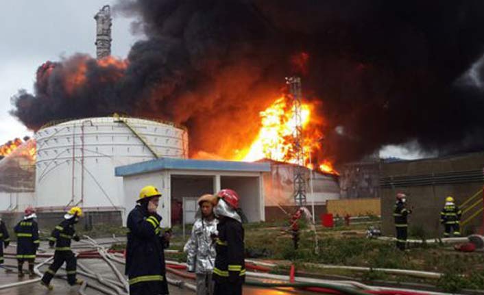 Çin'de kimyasal madde üreten tesiste patlama: 19 ölü