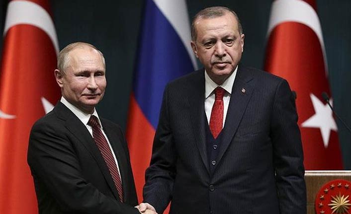 Cumhurbaşkanı Erdoğan Rusya Devlet Başkanı Putin ile görüştü