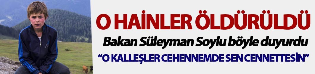 Flaş! Eren Bülbül'ü şehit eden teröristler etkisiz hale getirildi