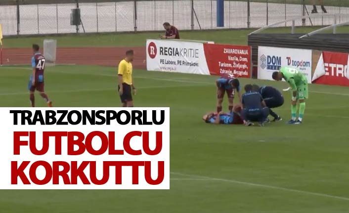 Trabzonsporlu oyuncu korkuttu
