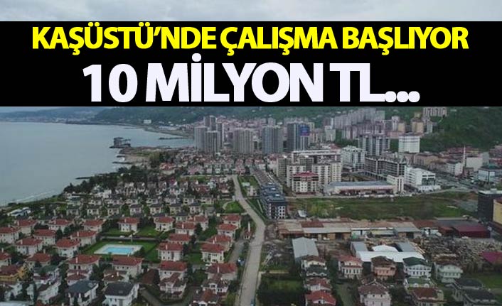 Kaşüstü'nde Altyapı çalışmaları başladı