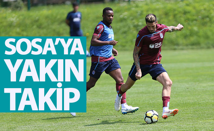 Trabzonspor'da Sosa'ya yakın takip