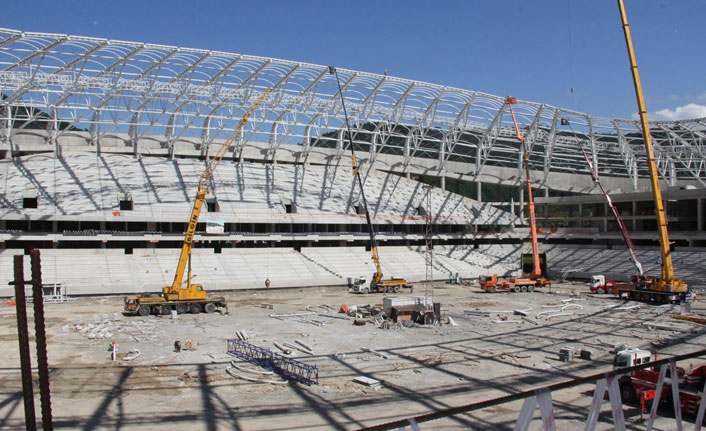 Giresun Çotanak Stadı'nın yüzde 70'i tamamlandı