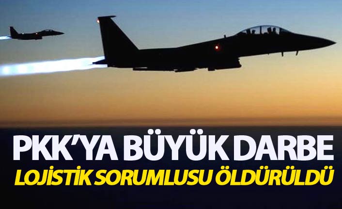 PKK'ya ağır darbe! Lojistik sorumlusu öldürüldü