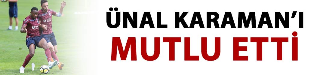Onazi Ünal Karaman'ı mutlu etti