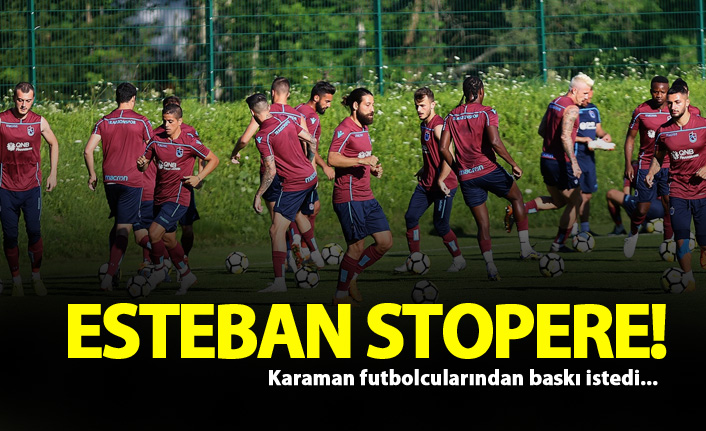 Karaman Esteban'ı stoper oynattı