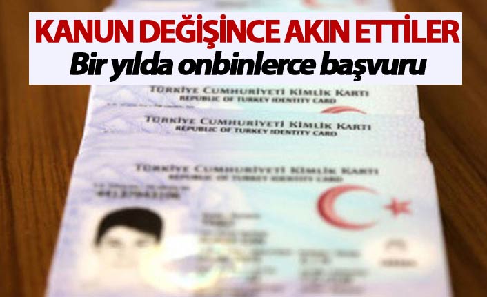 Kanun değişince nüfus müdürlüklerine akın ettiler