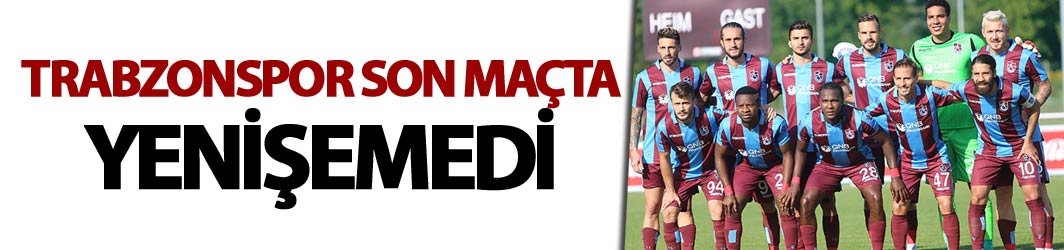 Trabzonspor Al Duhail ile yenişemedi