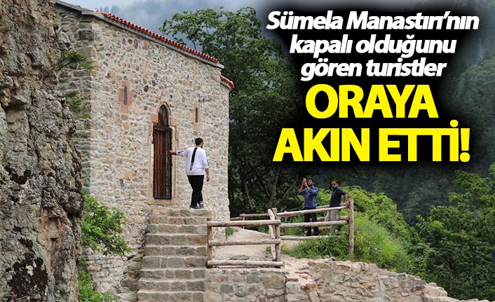 Sümela'nın "Aya Varvara"sına turist ilgisi!