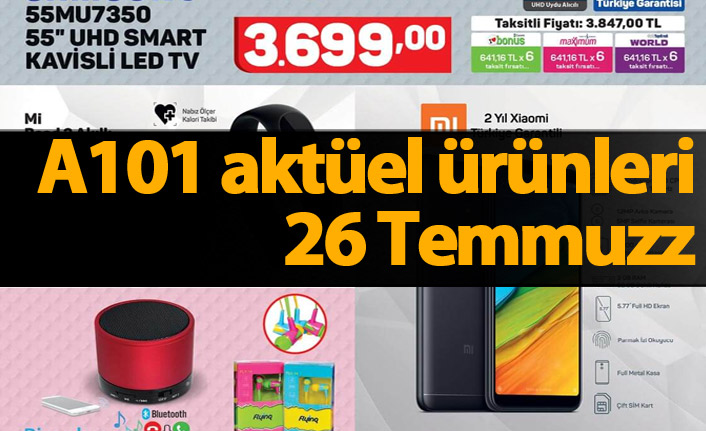 A101 aktüel ürünler - 26 Temmuz A101 katalog ve kampanyaları