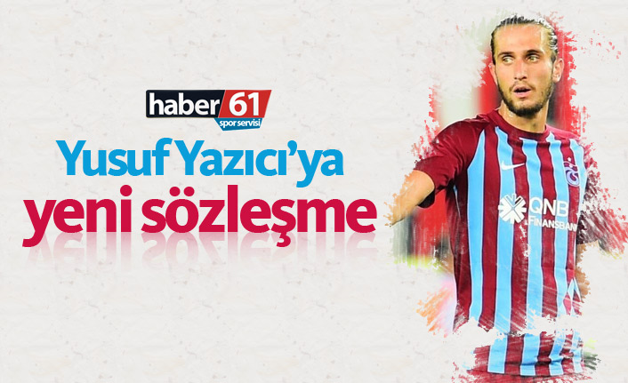 Trabzonspor'da Yusuf Yazıcı'ya yeni sözleşme