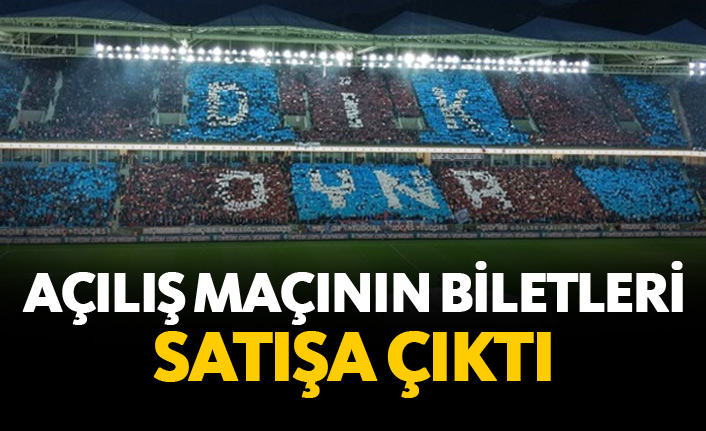 Trabzonspor Samsunspor maçının biletleri satışta