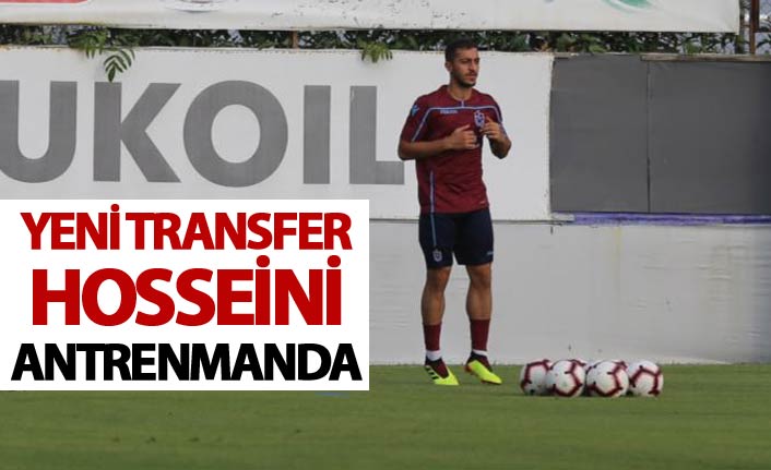 Trabzonspor'un yeni transferi antrenmanda