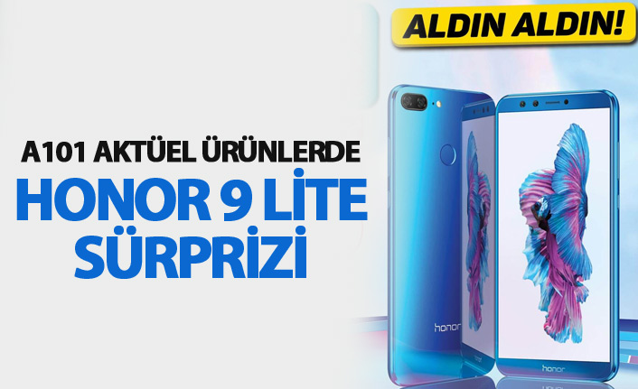 A101 Aktüel Ürünleri kataloğunda Honor 9 Lite sürprizi - 2 Ağustos A101 indirimleri