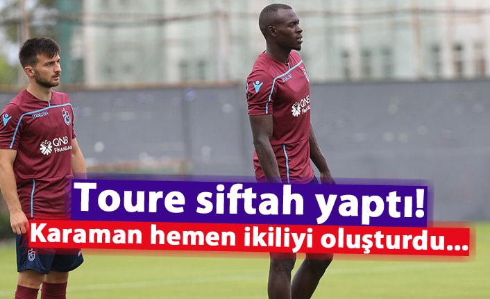 Toure ilk idmanına çıktı! Karaman ikisini birlikte oynattı...