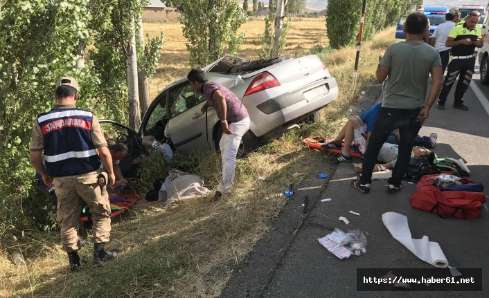 Trafik kazası sonrası can pazarı
