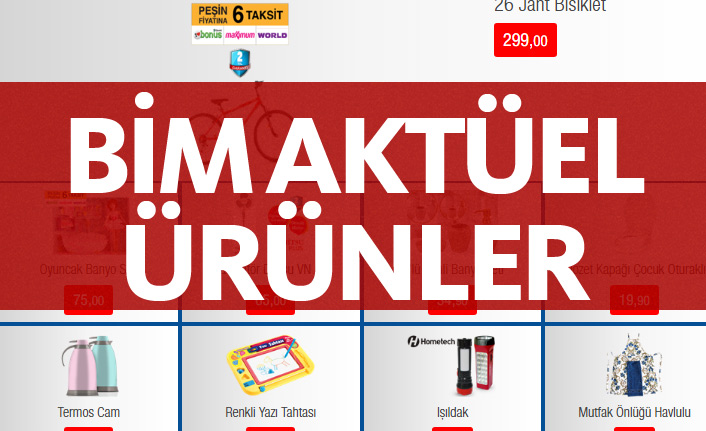 3 Ağustos Bim Aktüel ürünleri - Bimde bu hafta neler var?