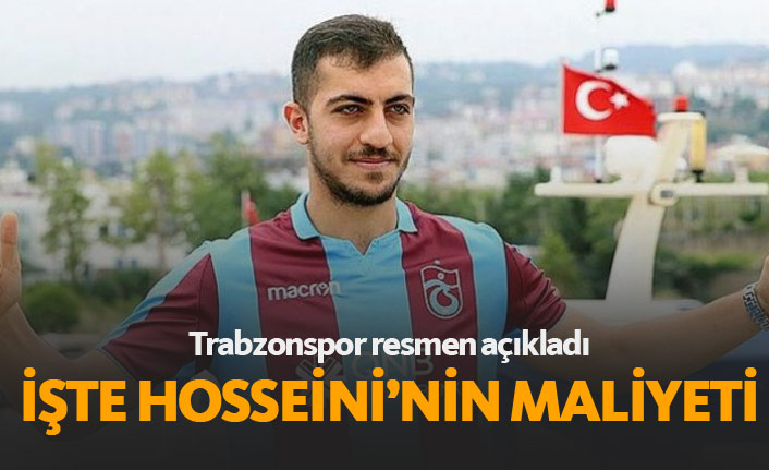 Trabzonspor resmen açıkladı! Hosseini'nin maliyeti...
