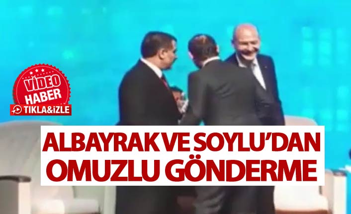 Albayrak ve Soylu’dan omuzlu gönderme